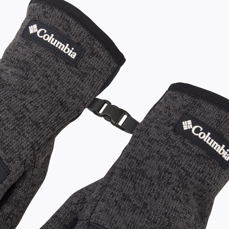 Pánske trekové rukavice Columbia Sweater Weather II black heather 5
