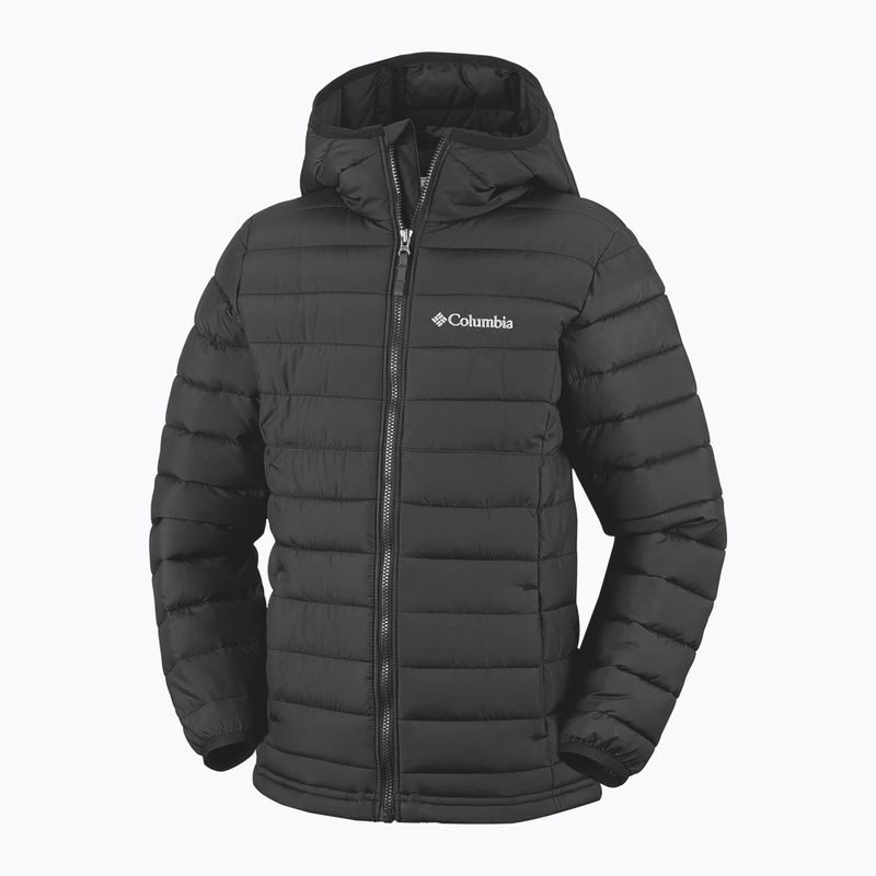 Detská bunda Columbia Powder Lite II Hooded black 3