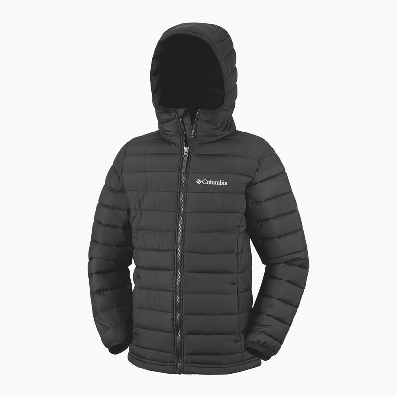 Detská bunda Columbia Powder Lite II Hooded black 4