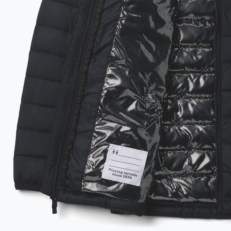 Detská bunda Columbia Powder Lite II Hooded black 7