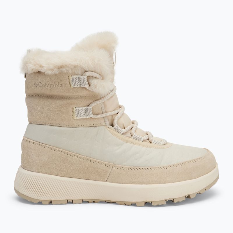 Dámske snehule Columbia Slopeside Peak Luxe V2 dark stone/sea salt 2