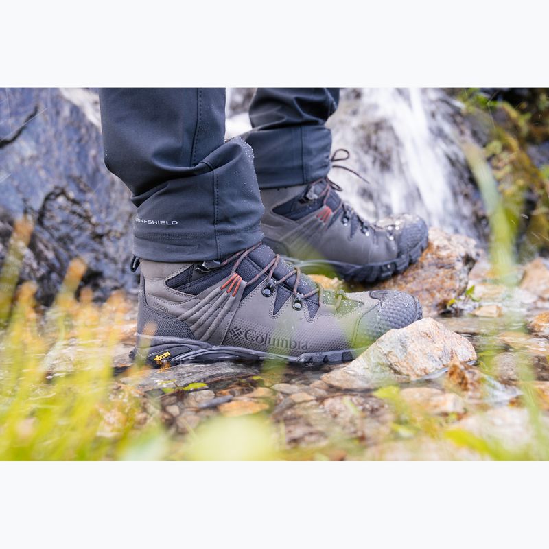 Pánske trekové topánky Columbia Geoterra Outdry LTR cordovan/ canyon sun 18