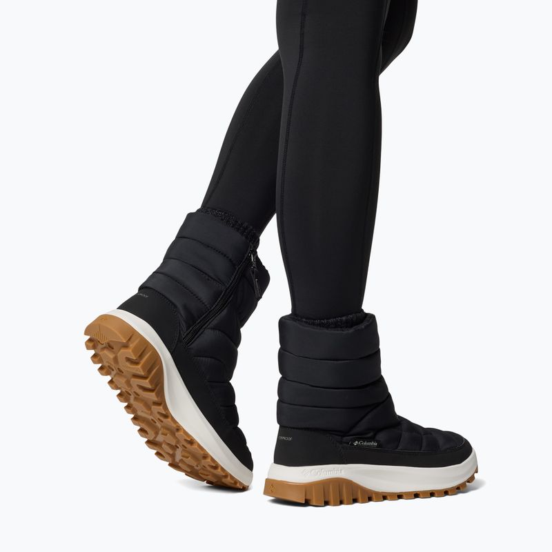Dámske snehule Columbia Snowtrot Mid black/sea salt 11