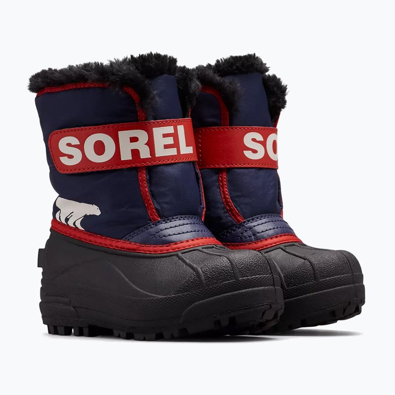 Detské snehule  Sorel Childrens Snow Commander nocturnal/sail red 8