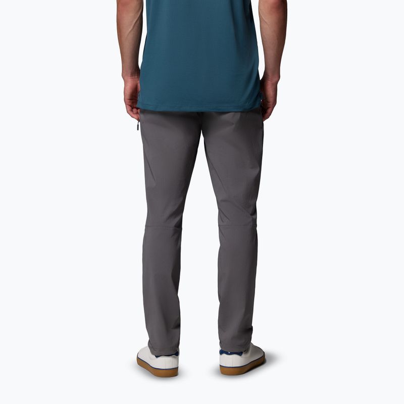 Pánske softshellové nohavice Columbia Tech Softshell city grey/black 3