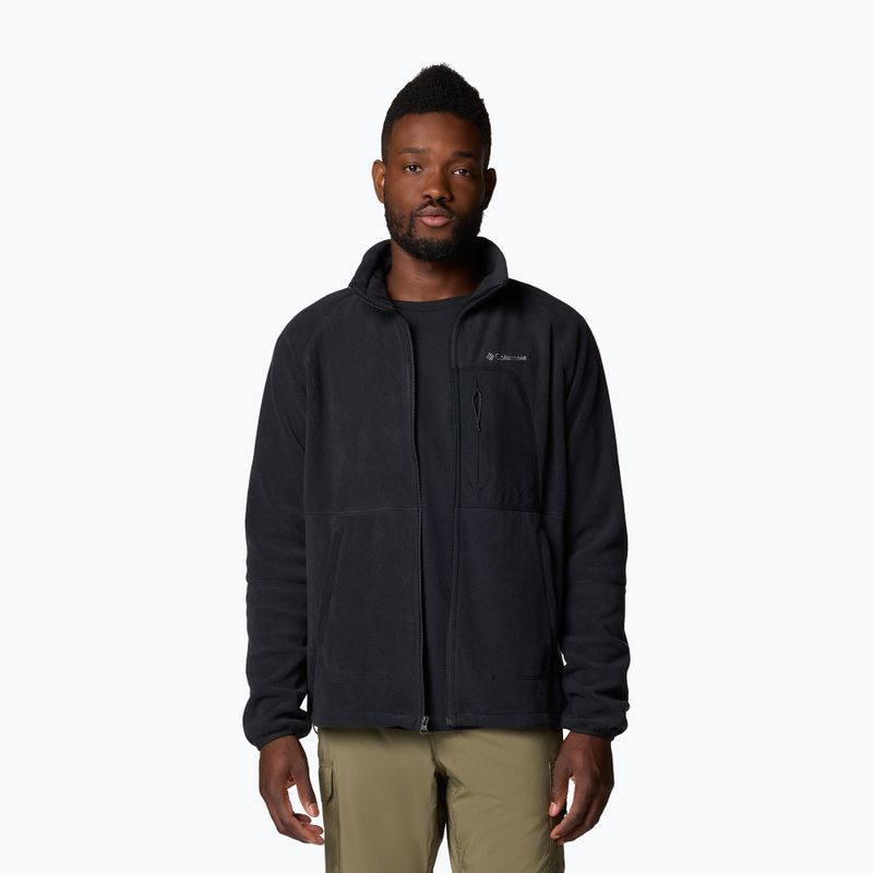 Pánska fleecová mikina Columbia Rapid Expedition II Full Zip Fleece black