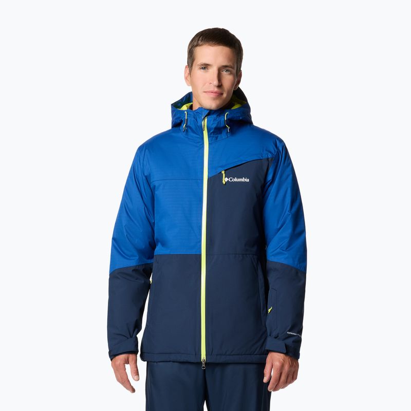 Pánska lyžiarska bunda Columbia Iceberg Point II collegiate navy/mountain blue