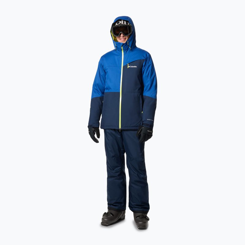 Pánska lyžiarska bunda Columbia Iceberg Point II collegiate navy/mountain blue 2