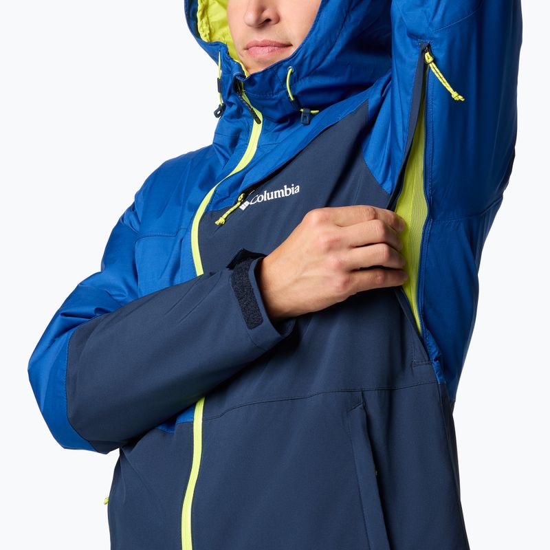 Pánska lyžiarska bunda Columbia Iceberg Point II collegiate navy/mountain blue 6