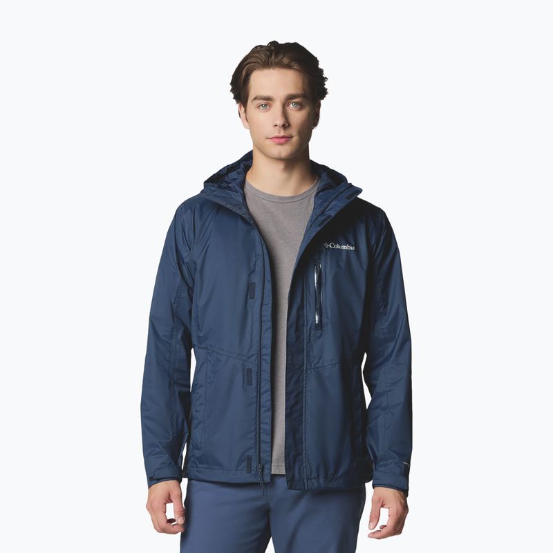 Pánska bunda do dažďa Columbia Pouring Adventure III collegiate navy 4