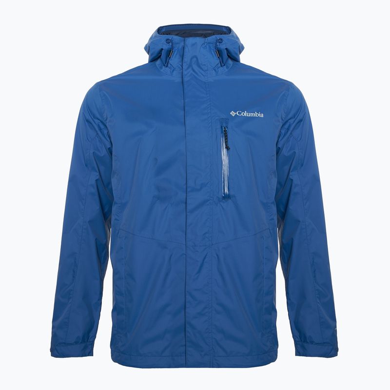 Pánska bunda do dažďa Columbia Pouring Adventure III mountain blue