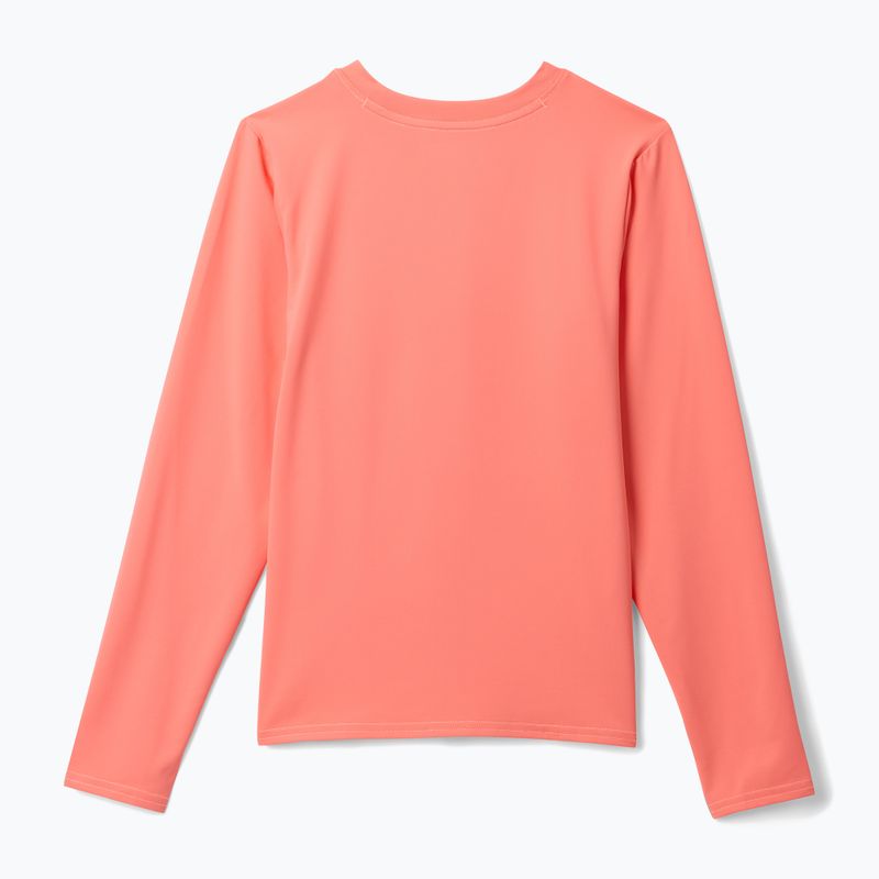 Detské trekingové tričko longsleeve Columbia Chill River hot coral 2