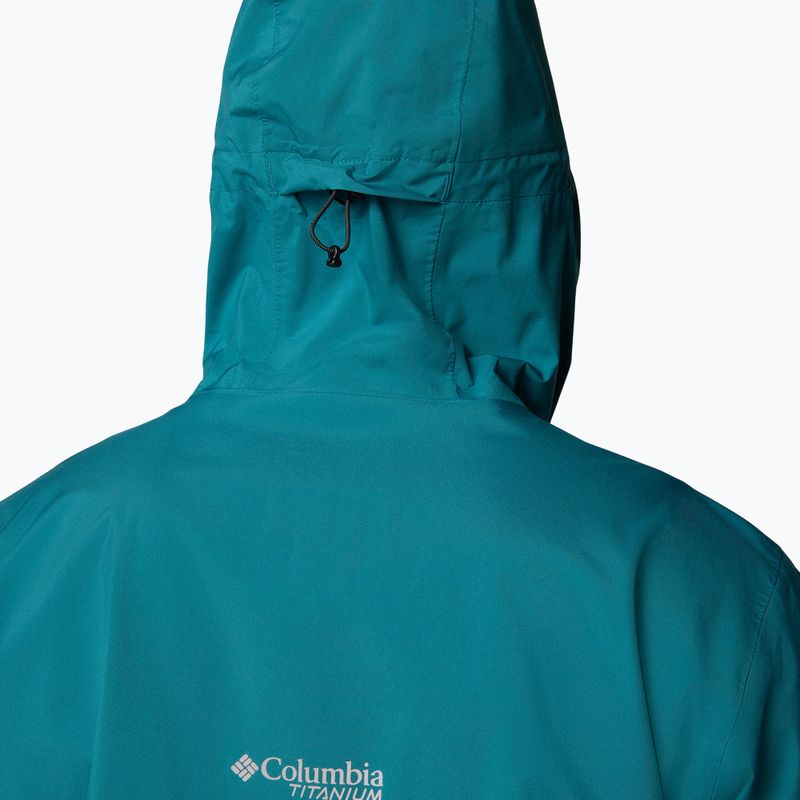 Pánska bunda do dažďa Columbia Ampli-Dry II Shell river blue 6