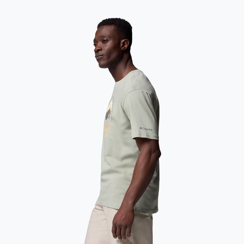 Pánske tričko Columbia Path Lake Graphic Tee II safari/circular 4