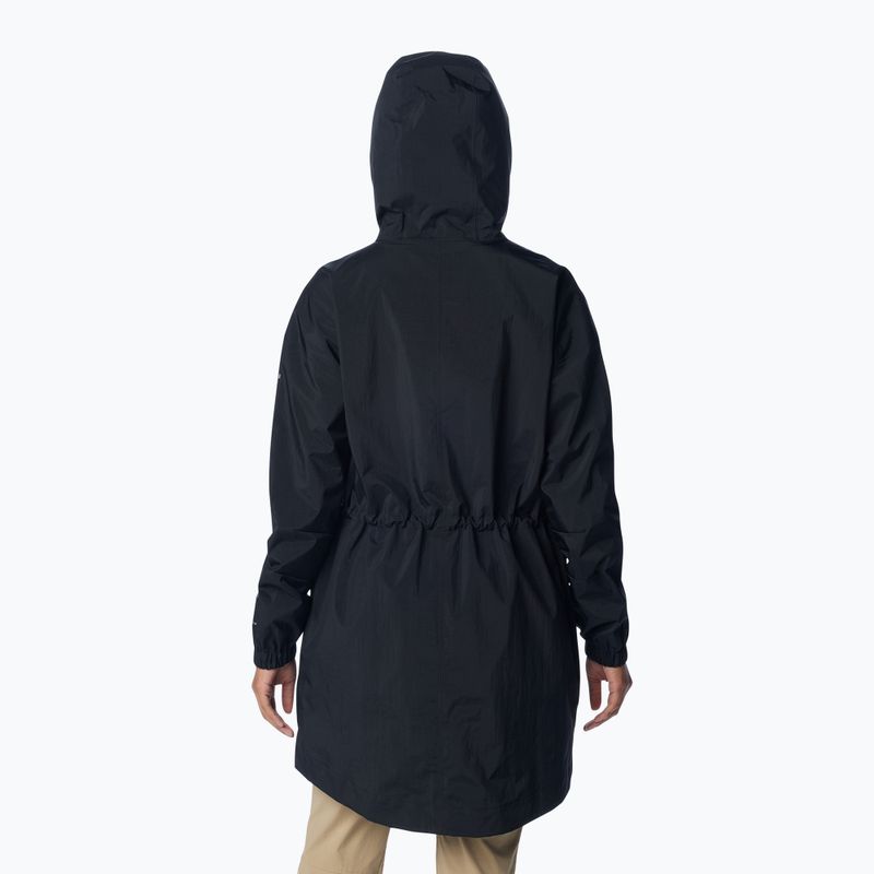 Dámska hybridná bunda Columbia Splash Side II parka black crinkle 2