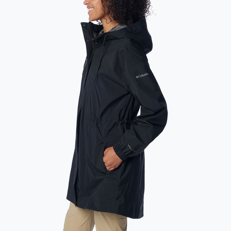 Dámska hybridná bunda Columbia Splash Side II parka black crinkle 3