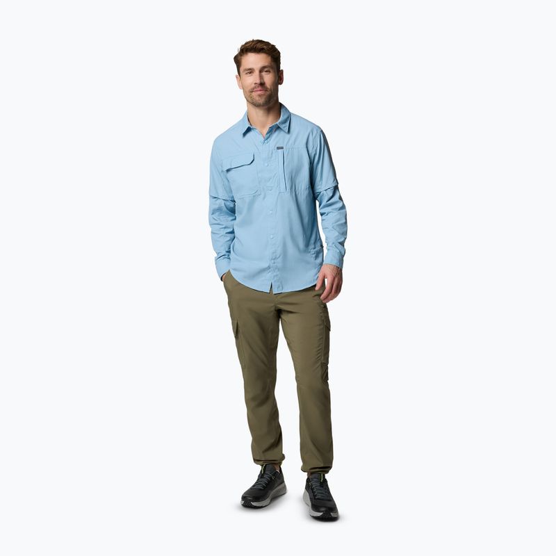 Pánske trekingové nohavice Columbia Skien Valley Cargo stone green 2