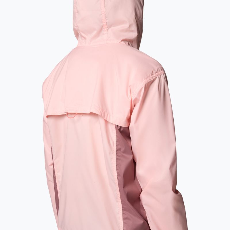 Dámska vetrovka Columbia Crested Canyon Windbreaker pink sand/fig 6