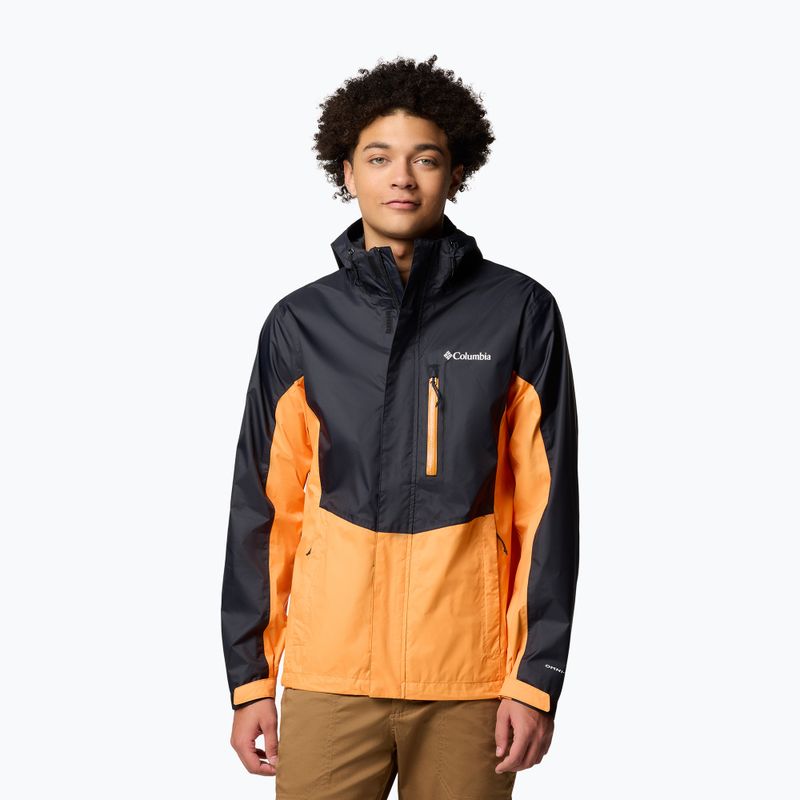 Pánska bunda do dažďa  Columbia Pouring Adventure III black/koi