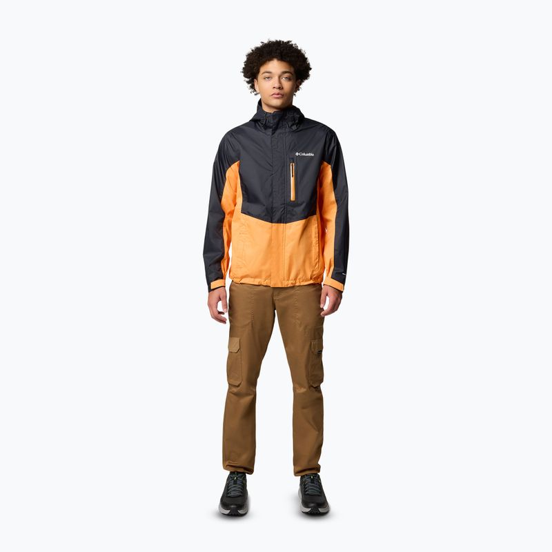 Pánska bunda do dažďa  Columbia Pouring Adventure III black/koi 2