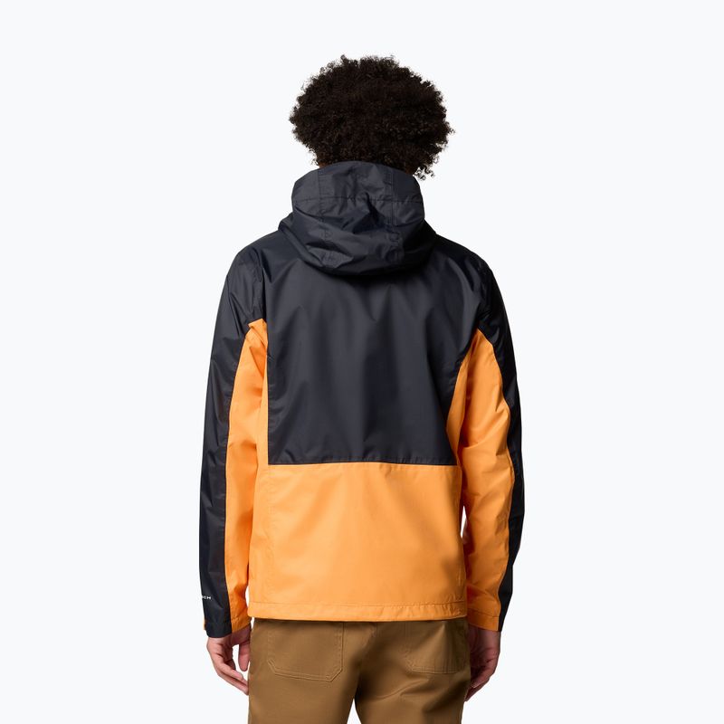 Pánska bunda do dažďa  Columbia Pouring Adventure III black/koi 3