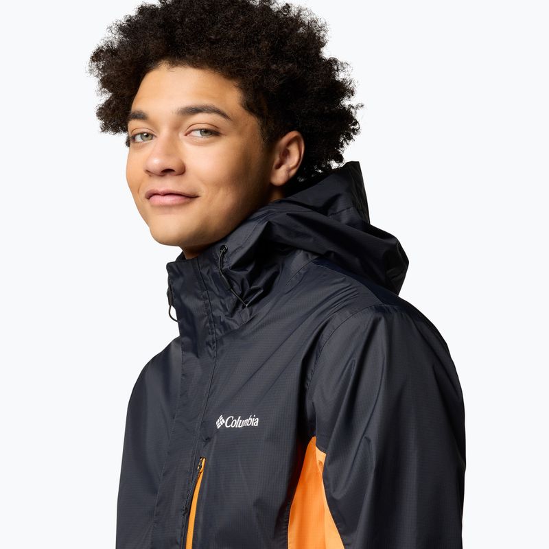 Pánska bunda do dažďa  Columbia Pouring Adventure III black/koi 6