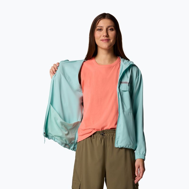 Dámska trekingová mikina Columbia Skien Valley Hooded spray 5