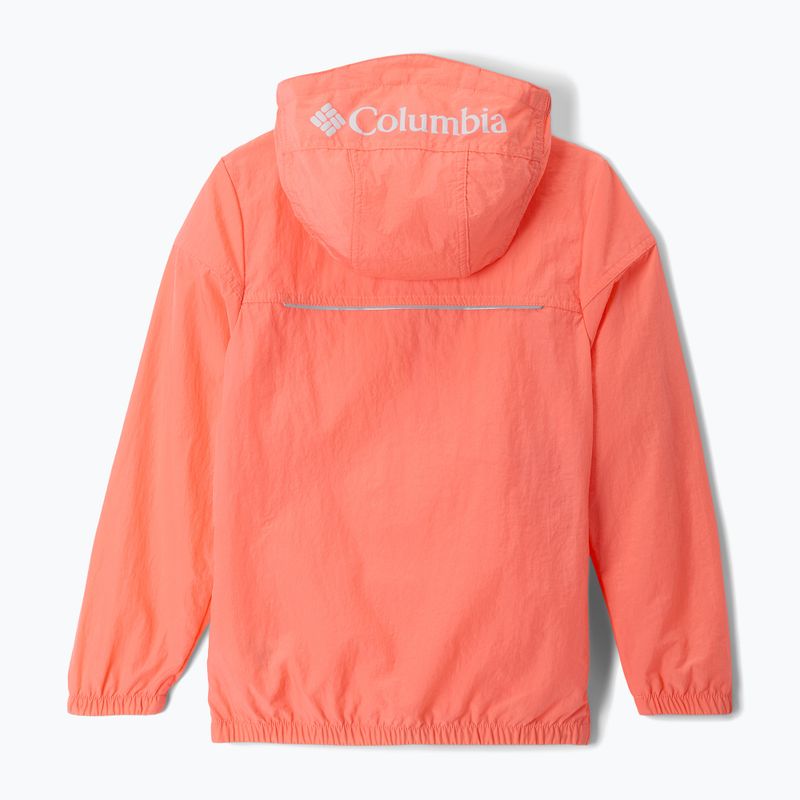Detská vetrovka Columbia Challenger II Windbreaker hot coral 2