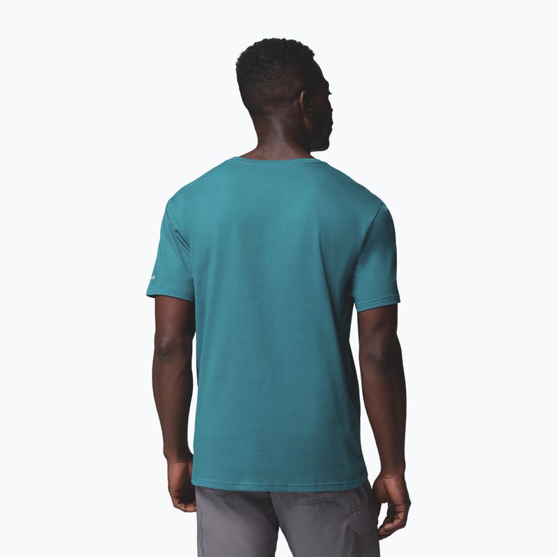 Pánske tričko Columbia Rapid Ridge Graphic river blue/heavenly 3
