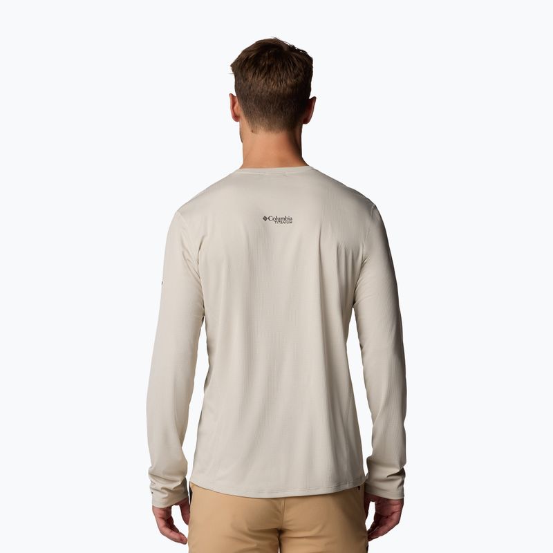 Pánske tričko longsleeve Columbia Cirque River Pro Crew dark stone 3