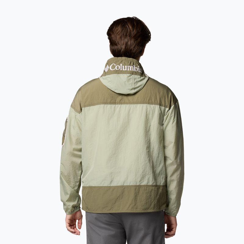 Pánska vetrovka Columbia Challenger II Windbreaker safari/stone green 2