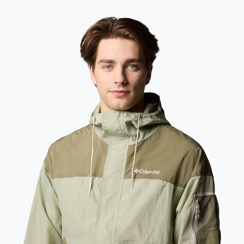 Pánska vetrovka Columbia Challenger II Windbreaker safari/stone green 5