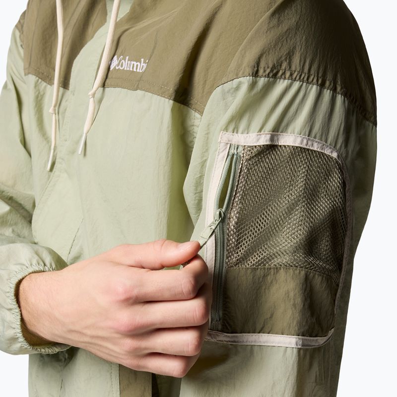 Pánska vetrovka Columbia Challenger II Windbreaker safari/stone green 7