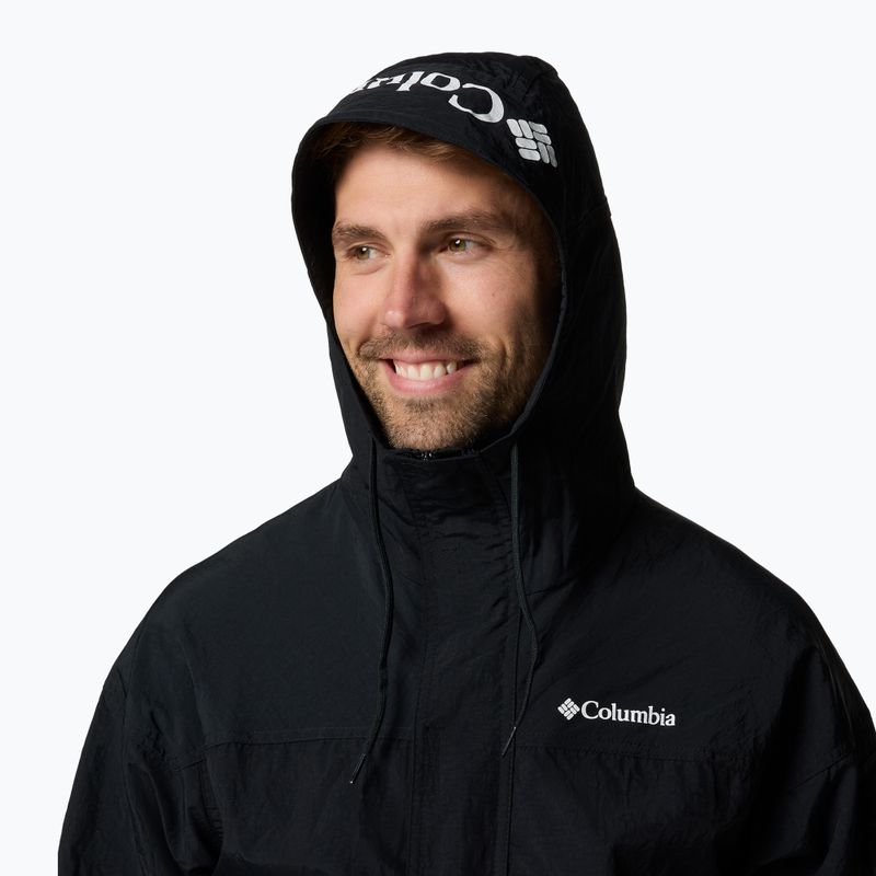 Pánska softshellová bunda Columbia Challenger II Windbreaker black 4