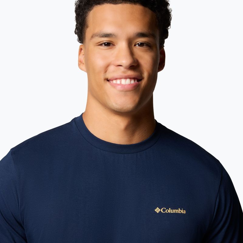 Pánske tričko Columbia Kettle River Back Graphic Tee collegiate navy 4