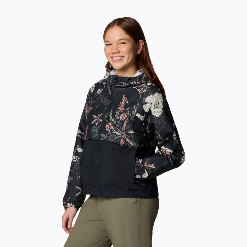Dámska vetrovka Columbia Spire Valley Printed Windbreaker black outbacked 4