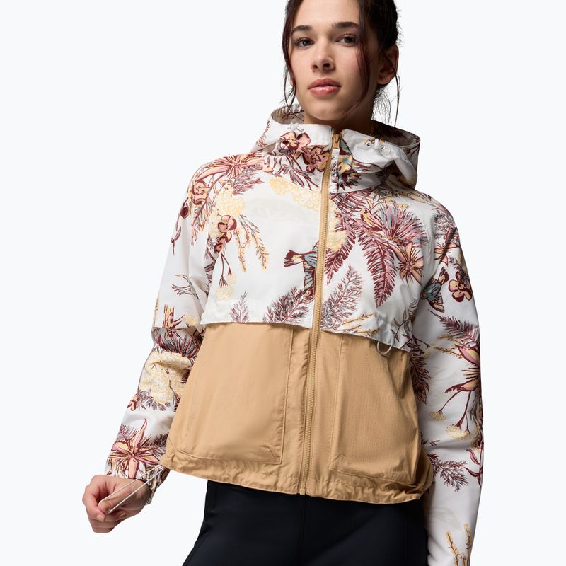 Dámska vetrovka Columbia Spire Valley Printed Windbreaker sea salt outbac 5
