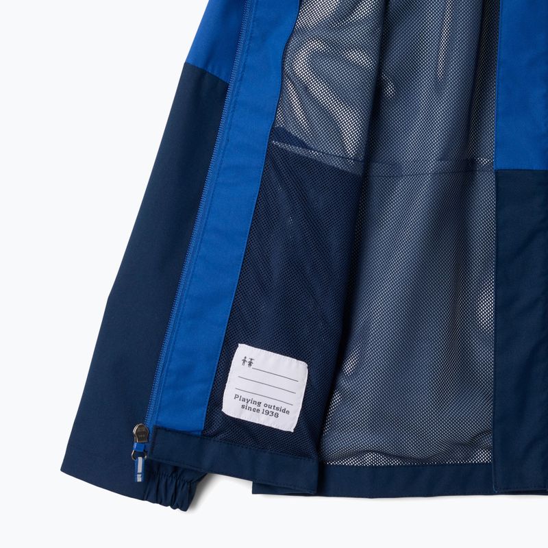 Detská nepremokavá bunda Columbia Watertight II Jacket mountain blue/collegiate navy 3