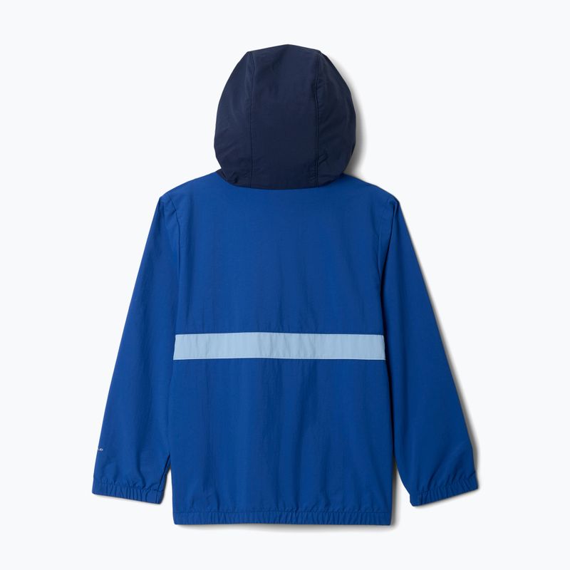Detská vetrovka Columbia Spire Valley Windbreaker mountain blue/collegiate navy/ripple blue 2