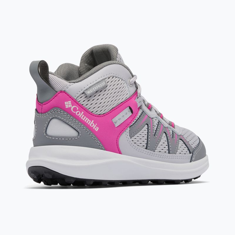 Detské turistické topánky Columbia Youth Peakfreak Rush Mid Waterproof ti grey steel/teal 6