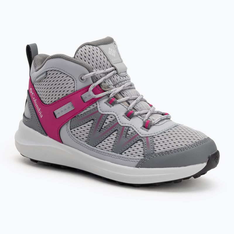 Detské turistické topánky Columbia Youth Peakfreak Rush Mid Waterproof ti grey steel/teal