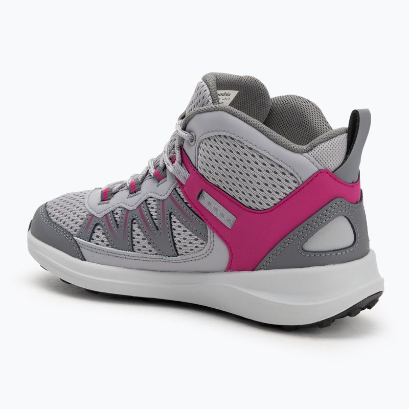 Detské turistické topánky Columbia Youth Peakfreak Rush Mid Waterproof ti grey steel/teal 3