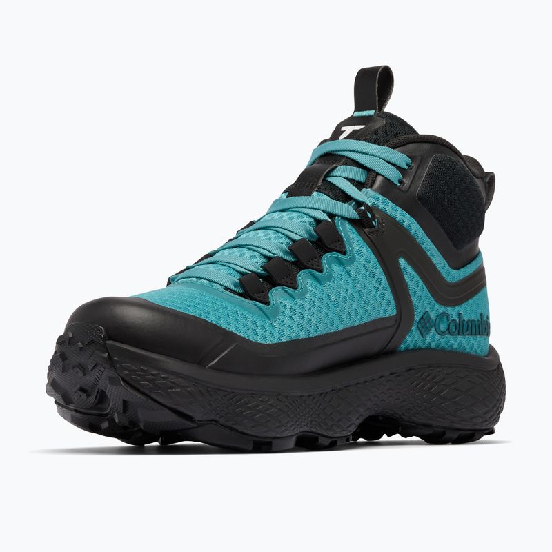 Dámske turistické topánky Columbia Escape Thrive Titanum Mid Outdry teal/black 10