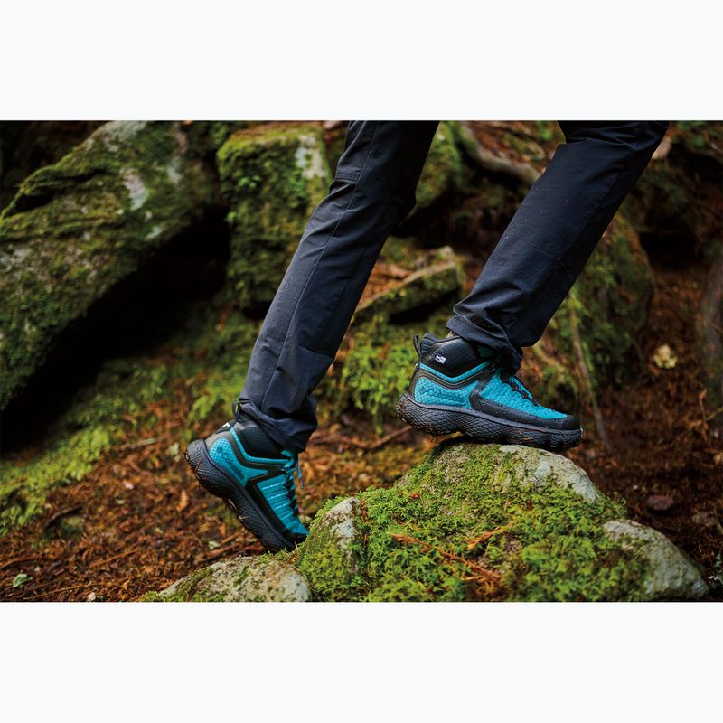 Dámske turistické topánky Columbia Escape Thrive Titanum Mid Outdry teal/black 17
