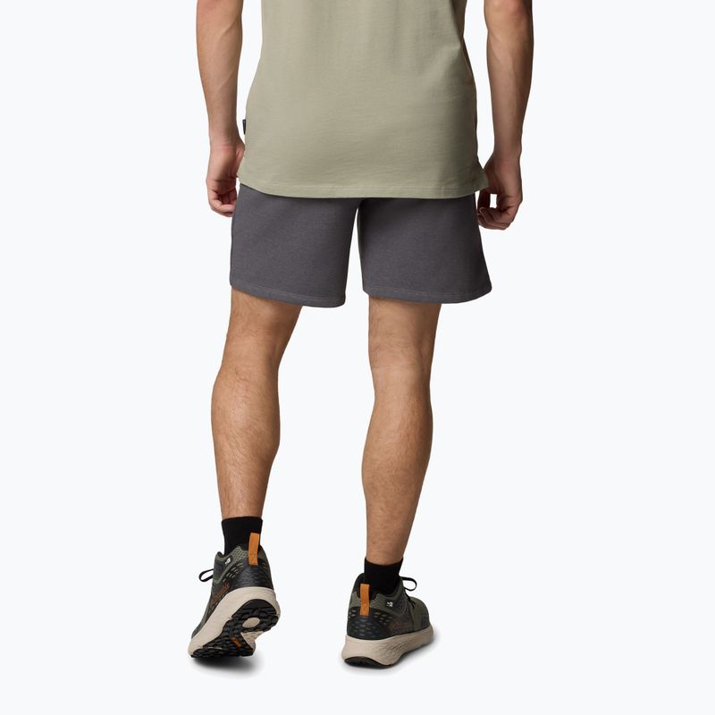 Pánske trekingové šortky Columbia Meridian Creek city grey/heather 3