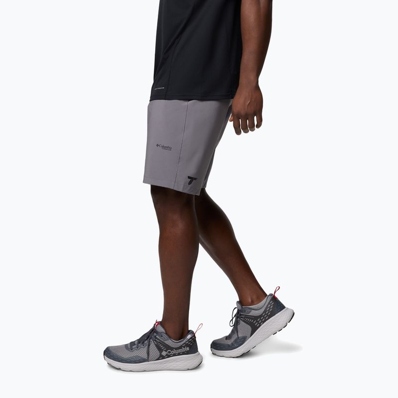Pánske trekingové šortky Columbia Triple Canyon II city grey  4