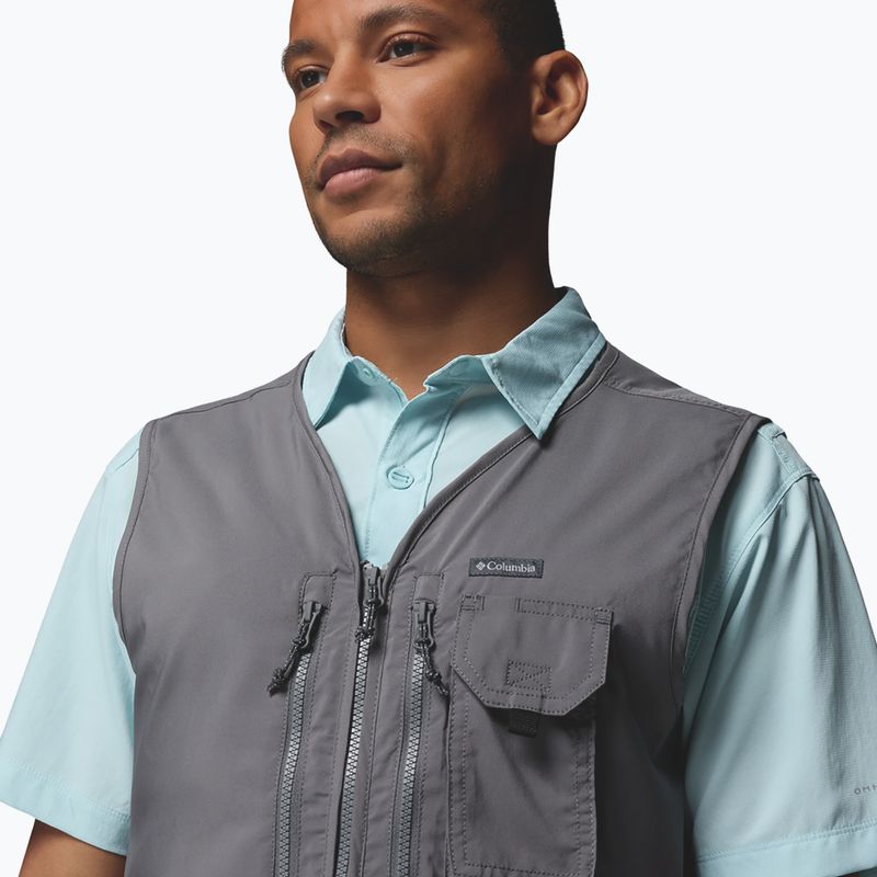 Pánska trekingová vesta Columbia Silver Ridge Utility city grey 6