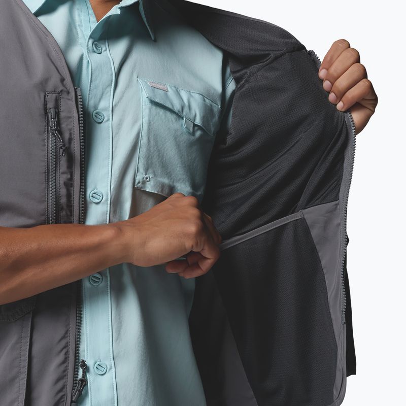 Pánska trekingová vesta Columbia Silver Ridge Utility city grey 10