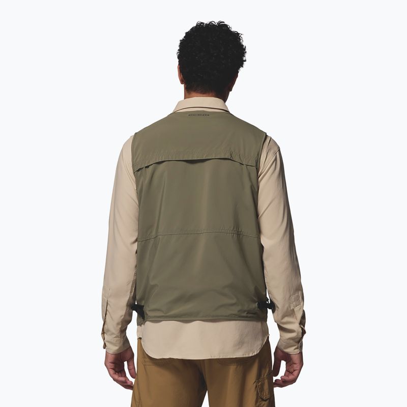 Pánska trekingová vesta Columbia Silver Ridge Utility stone green 3