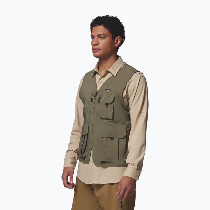 Pánska trekingová vesta Columbia Silver Ridge Utility stone green 5